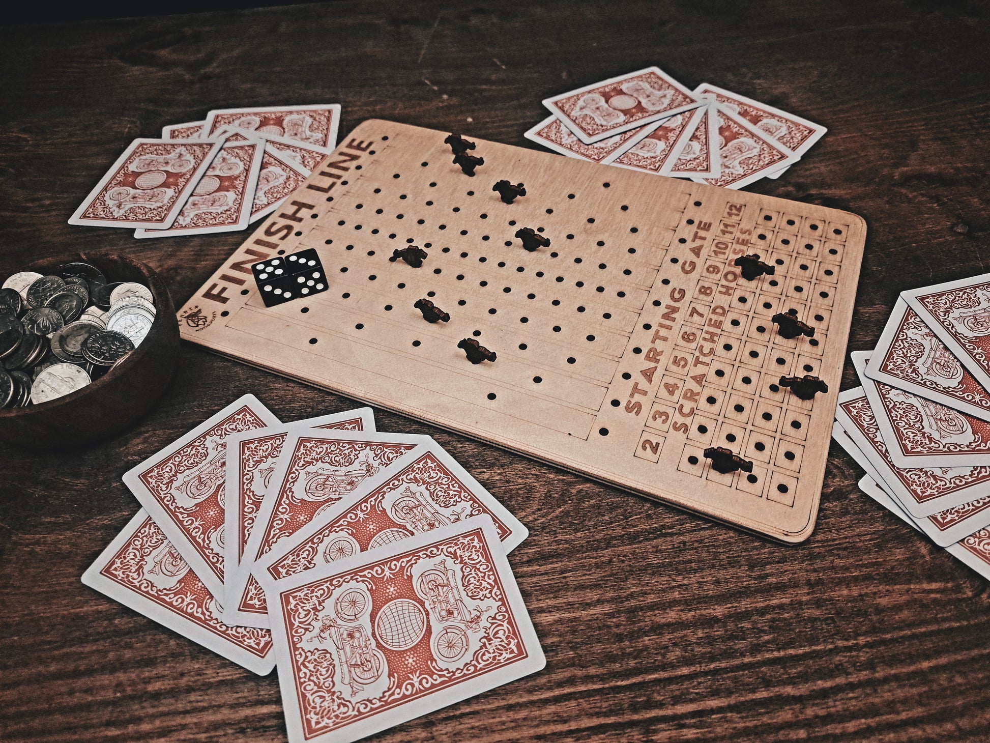 Fenrir Woodworks Horse Racing Game