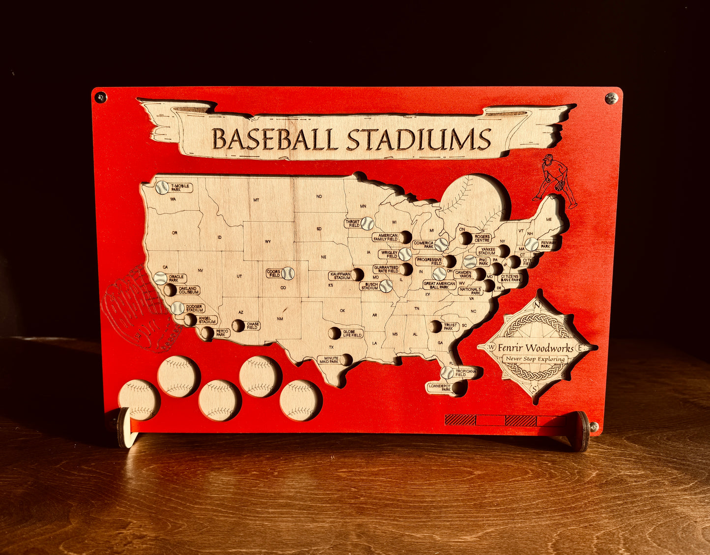 Stadiums tracking map