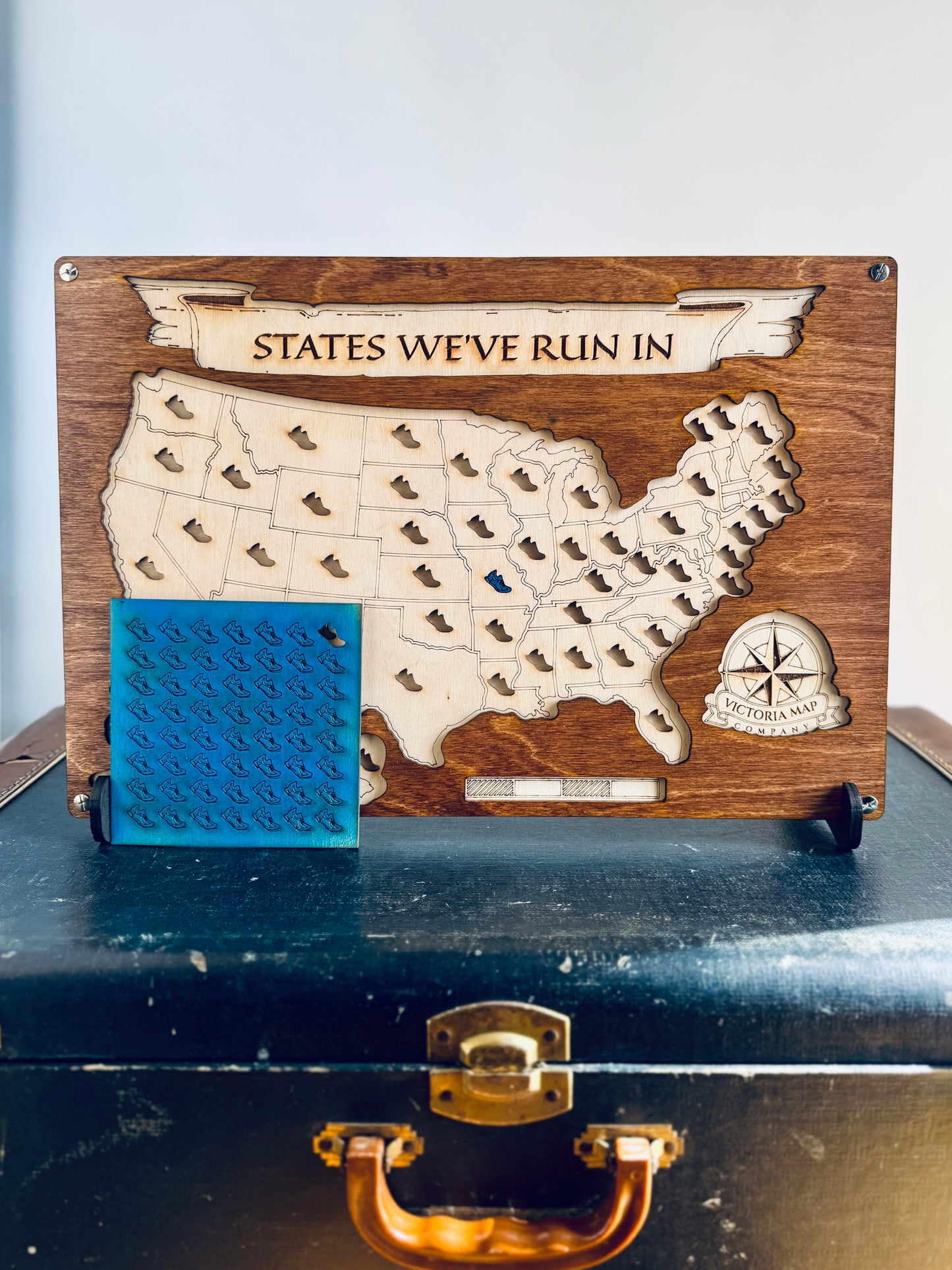 United States Travel Map with Custom Icons