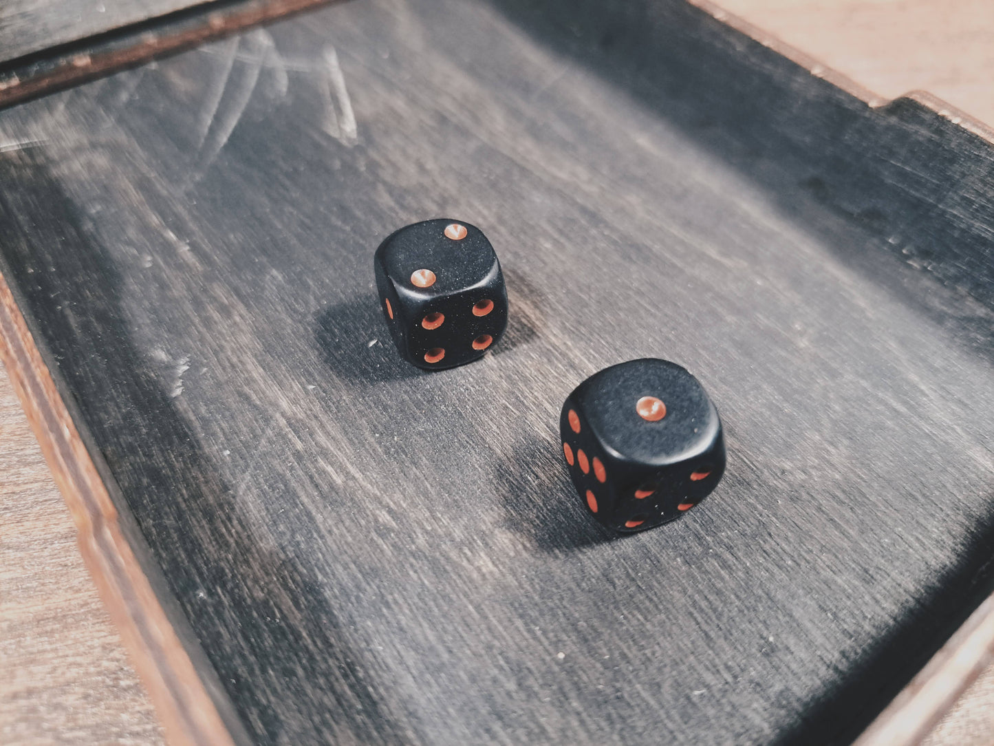 Fenrir Woodworks Wooden Foldable Dice Tower and Tray